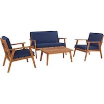 orcabessa navy outdoor chair set   