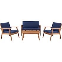 orcabessa navy outdoor chair set   