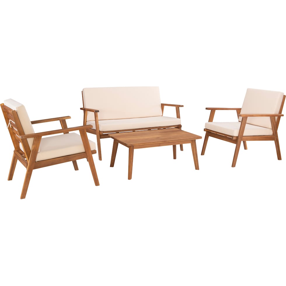orcabessa white outdoor chair set   