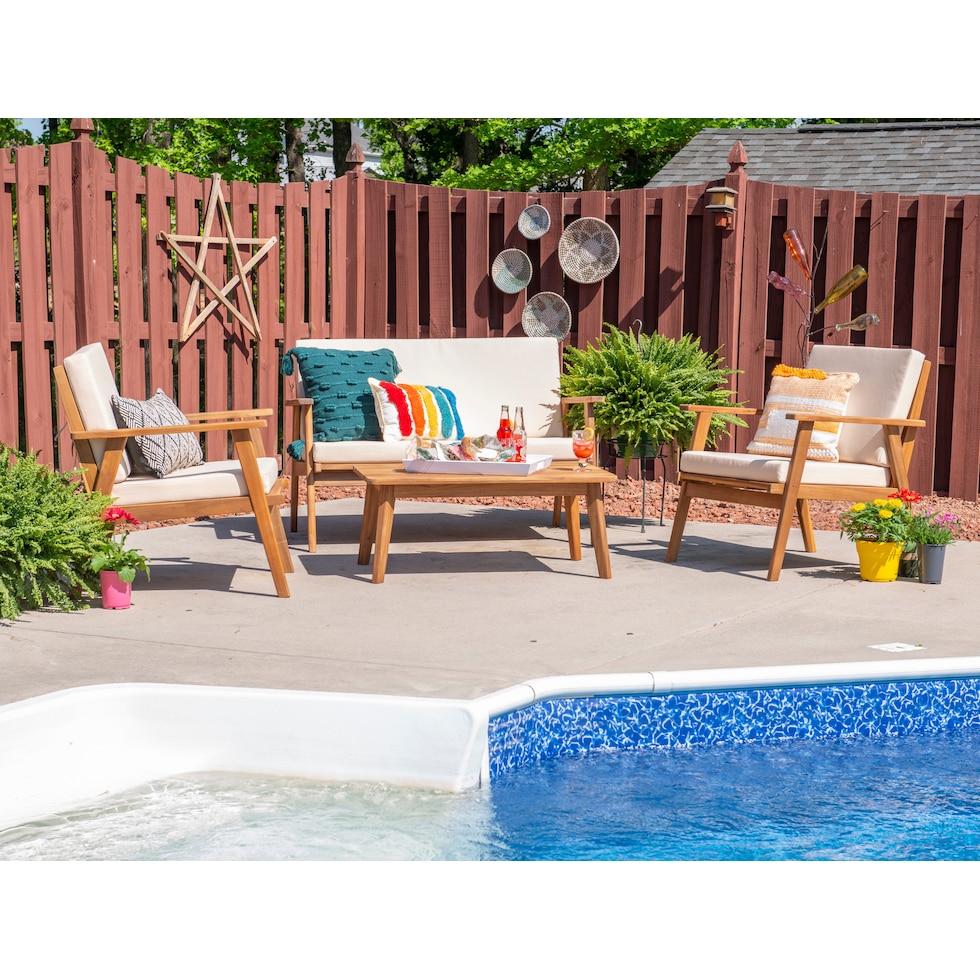 orcabessa white outdoor chair set   