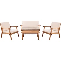 orcabessa white outdoor chair set   
