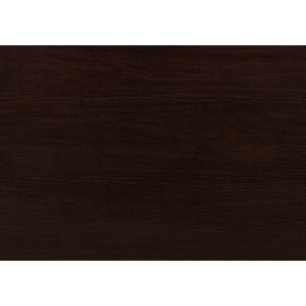 oren dark brown black dining table   