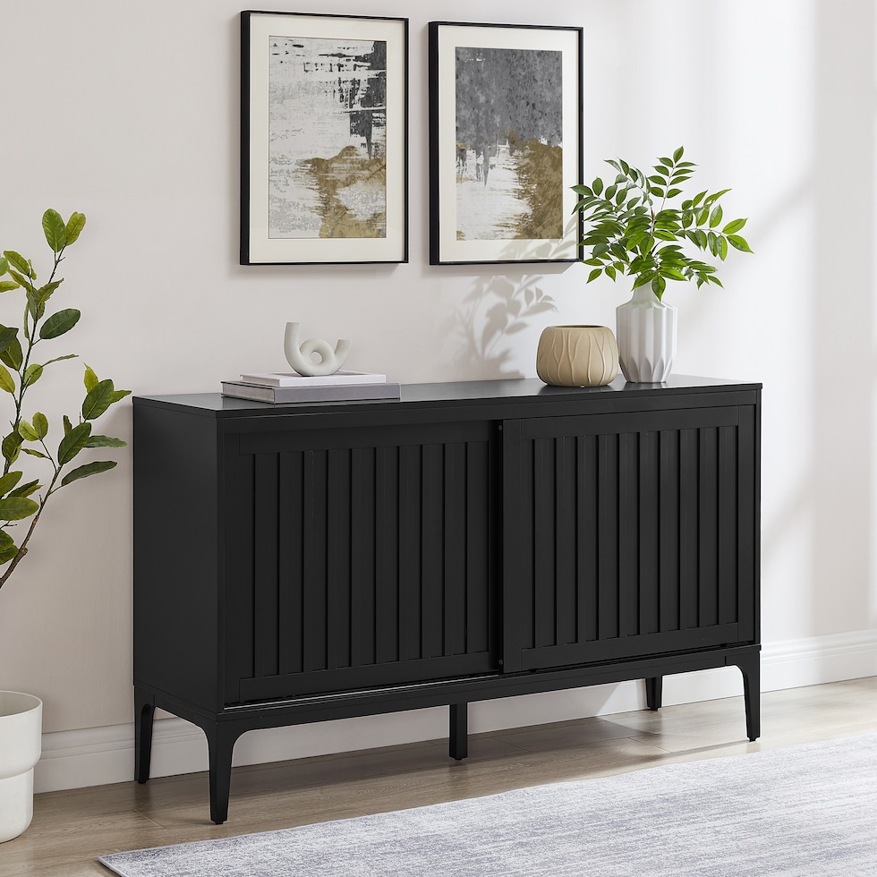 oriana black sideboard   