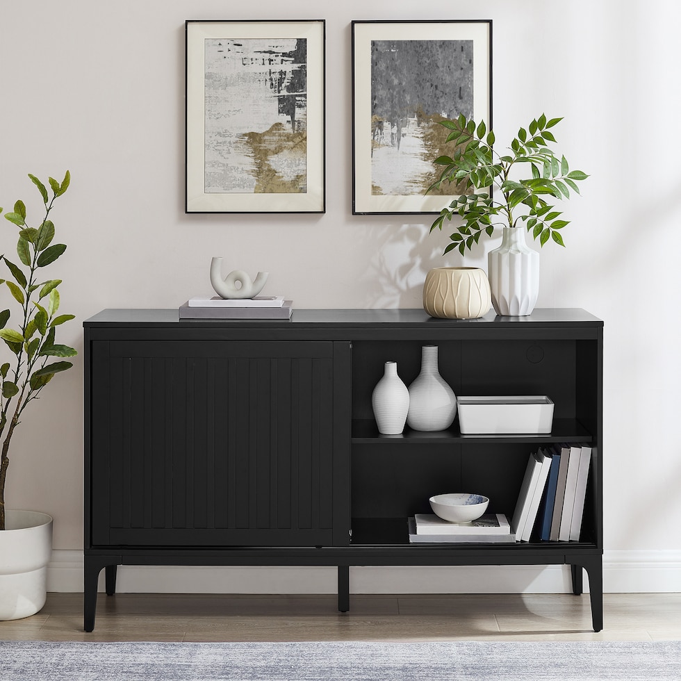 oriana black sideboard   