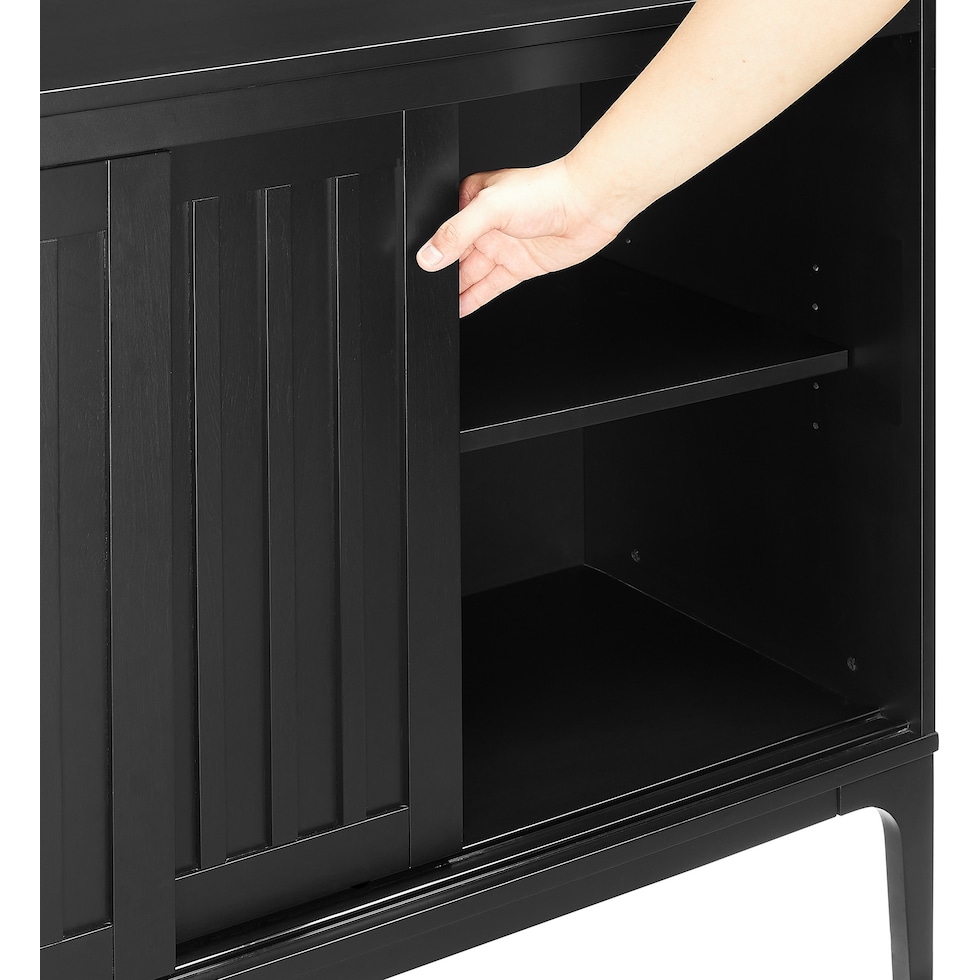 oriana black sideboard   