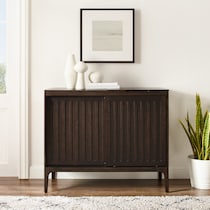 oriana dark brown console table   