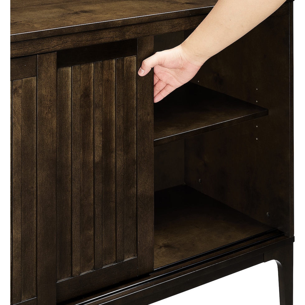 oriana dark brown sideboard   