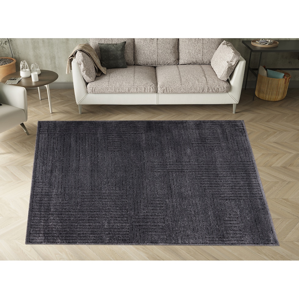 oriel black area rug  x    