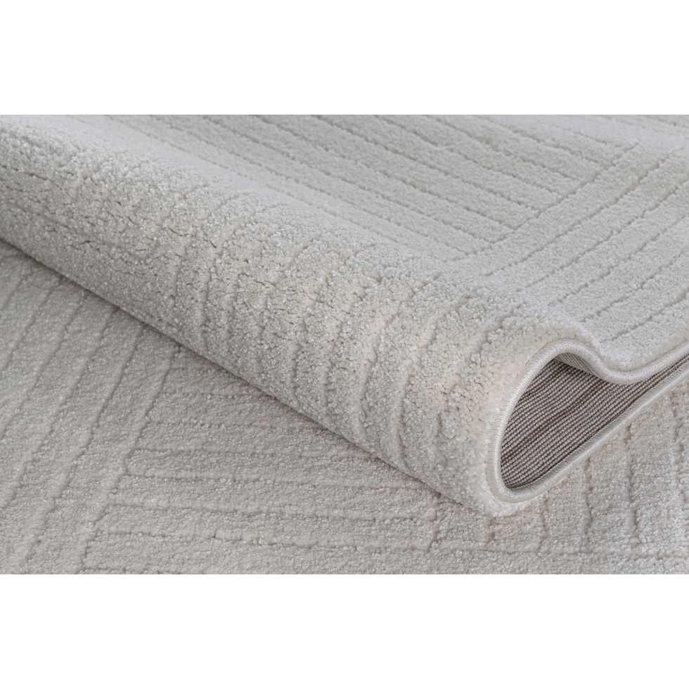 oriel white area rug  x    