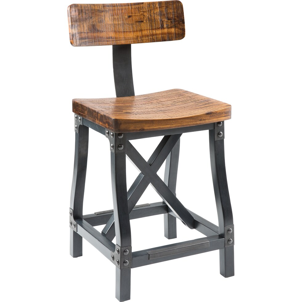 orinda dark brown counter height stool   