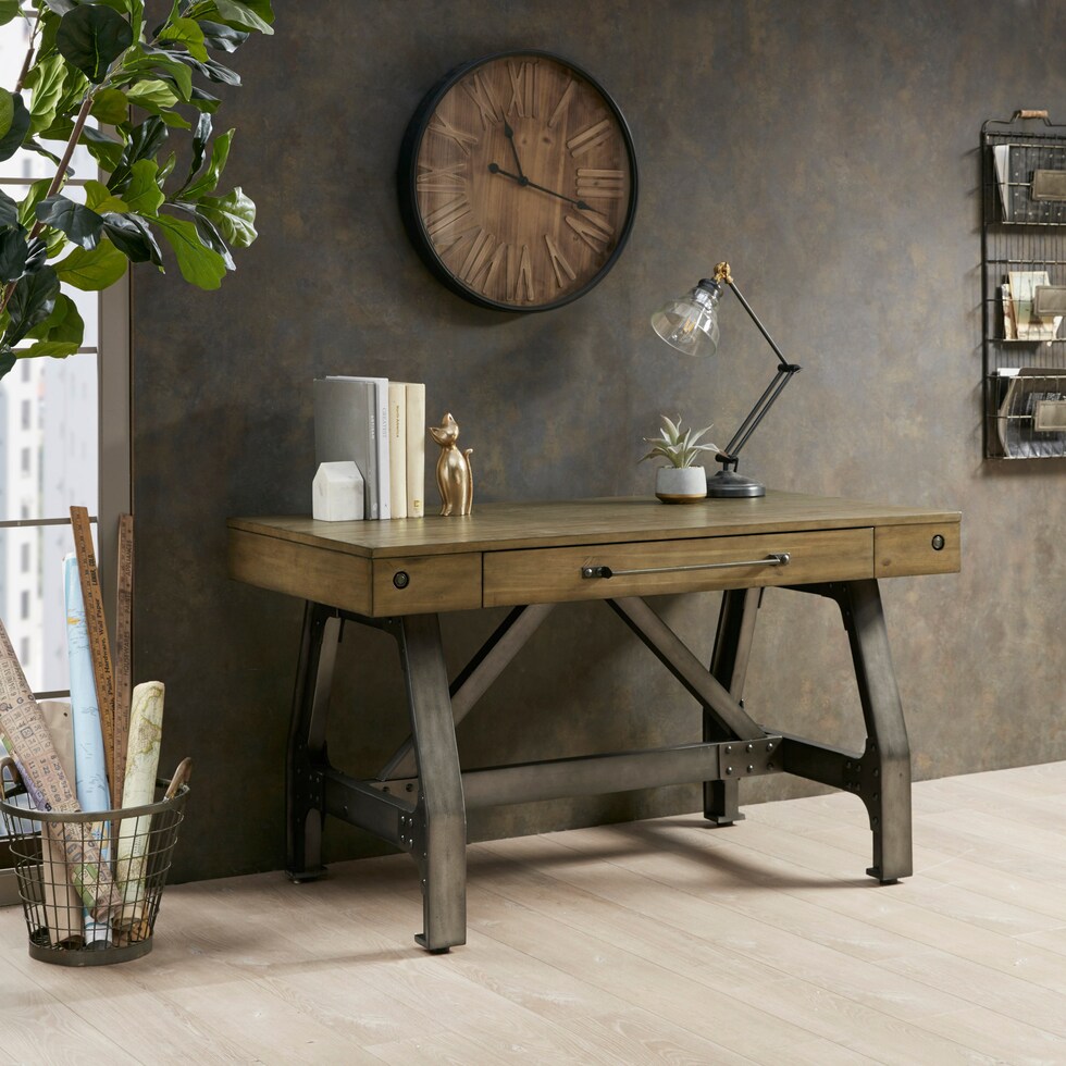 orinda dark brown desk   
