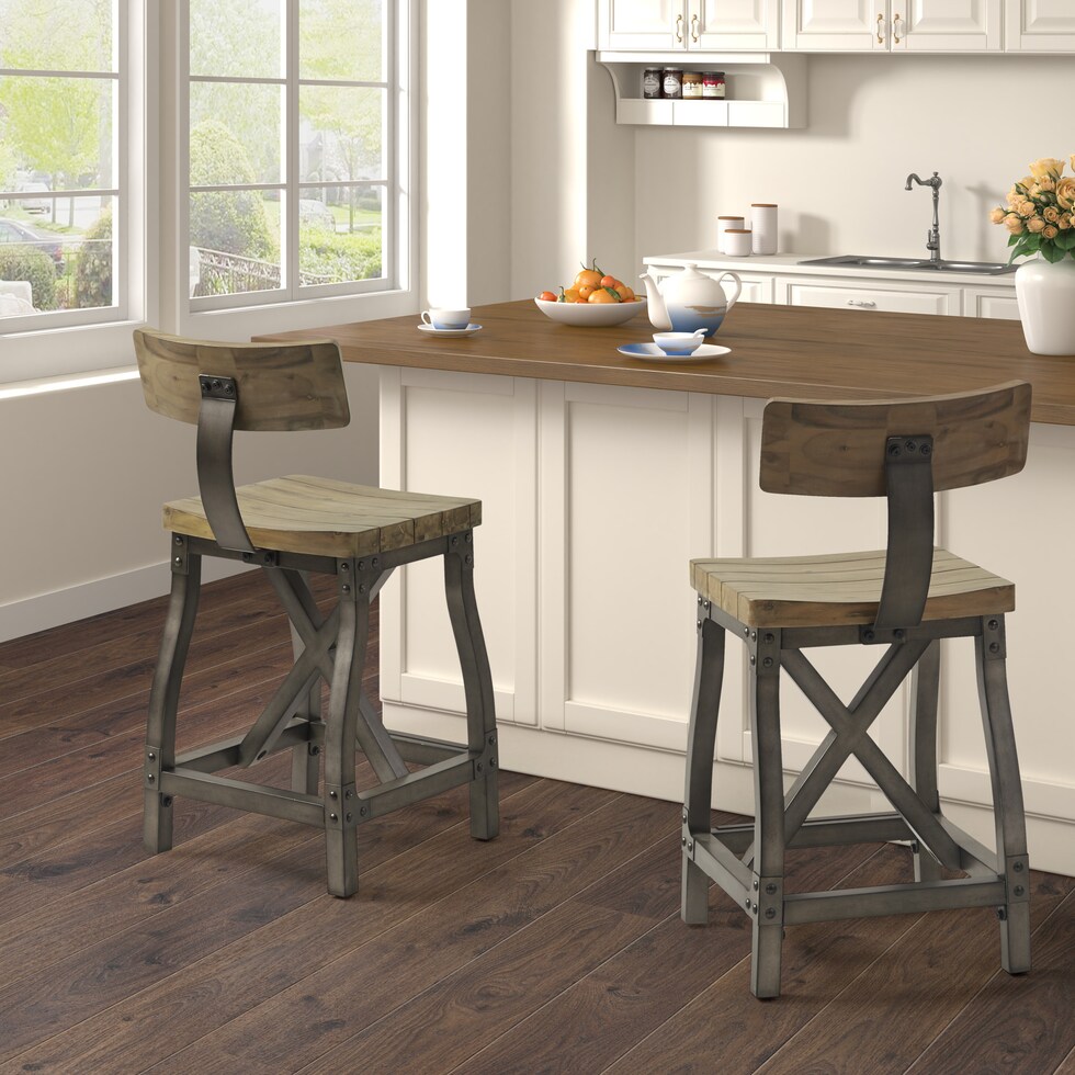 orinda light brown counter height stool   