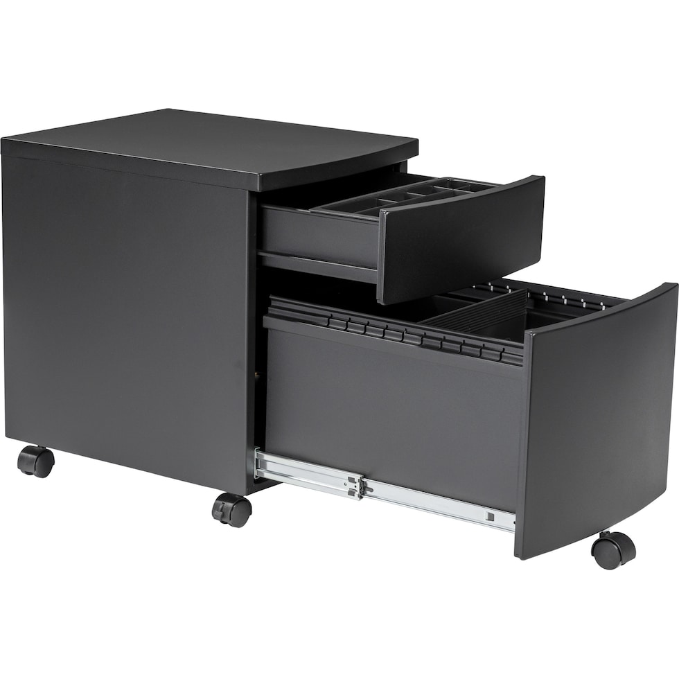 orion black file cabinet   