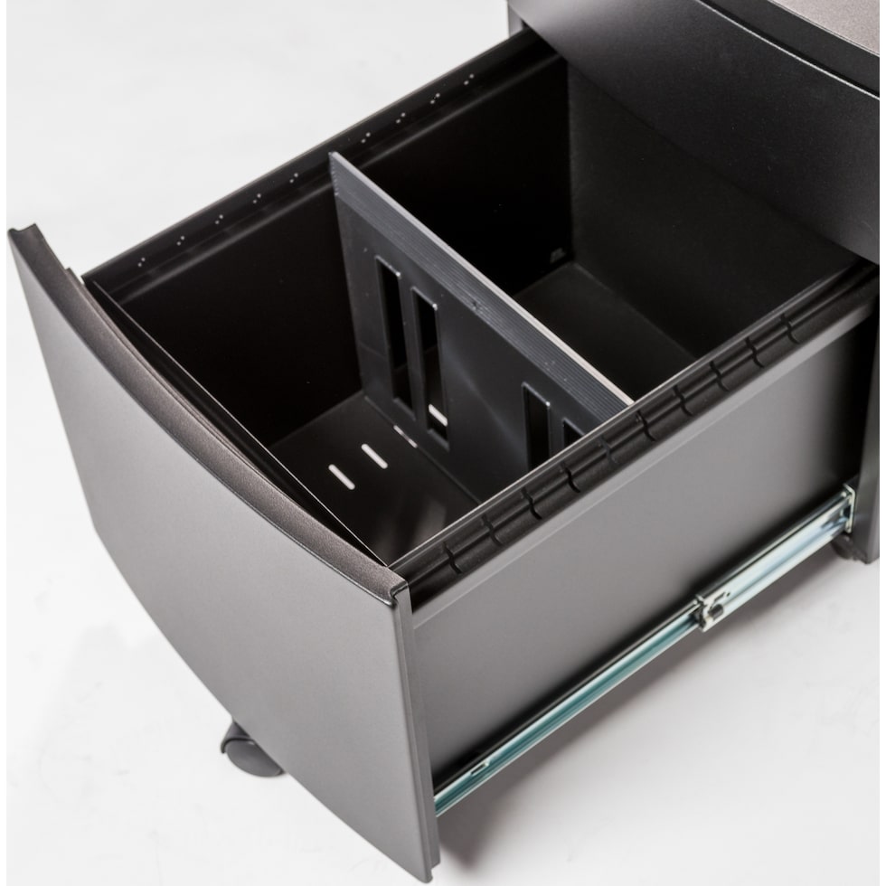 orion black file cabinet   