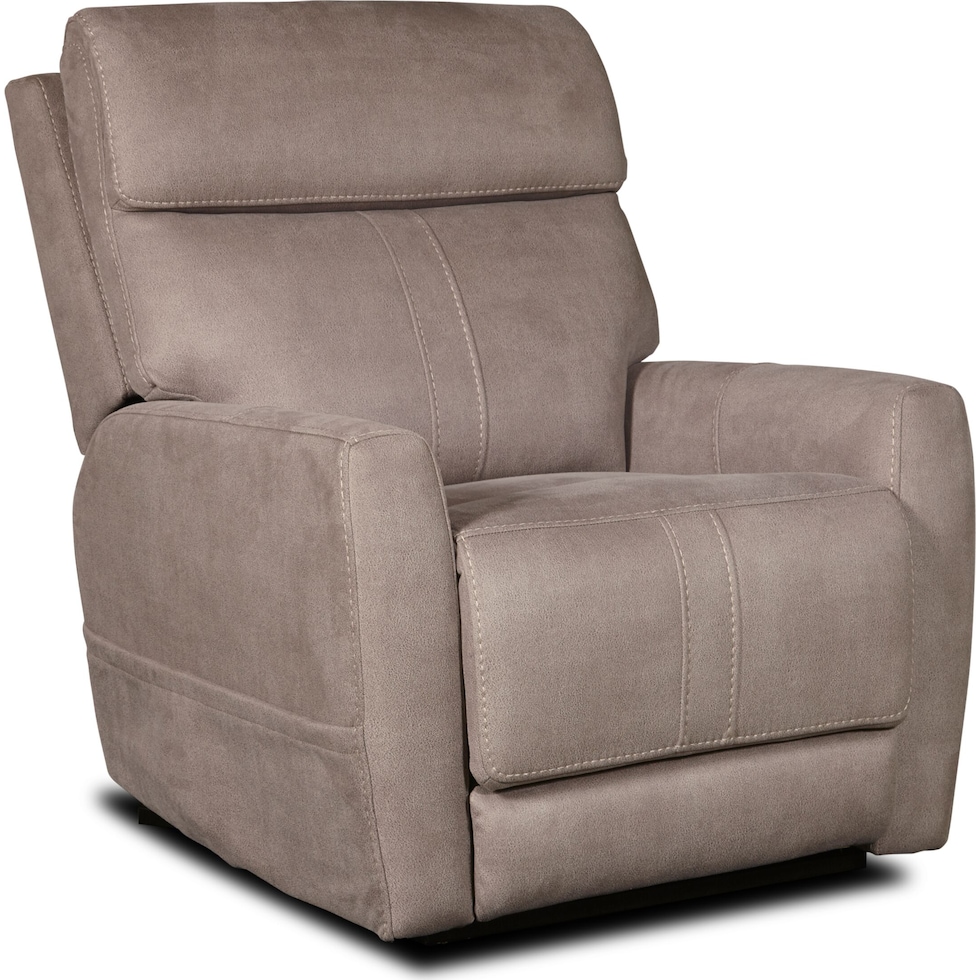 orion gray power lift recliner   