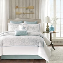 orla white queen bedding set   