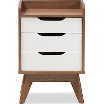 orlana dark brown nightstand   