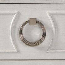 orleans white accent chest   