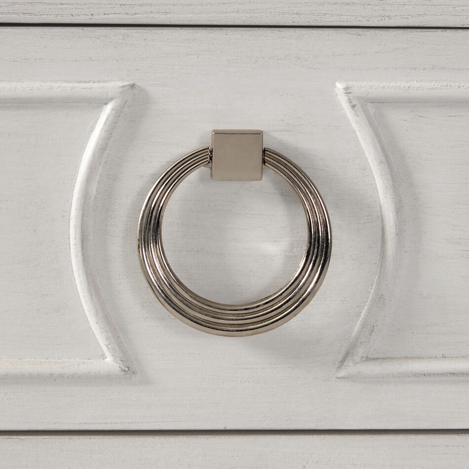 orleans white accent chest   