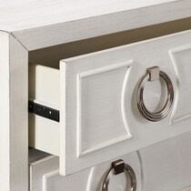 orleans white accent chest   
