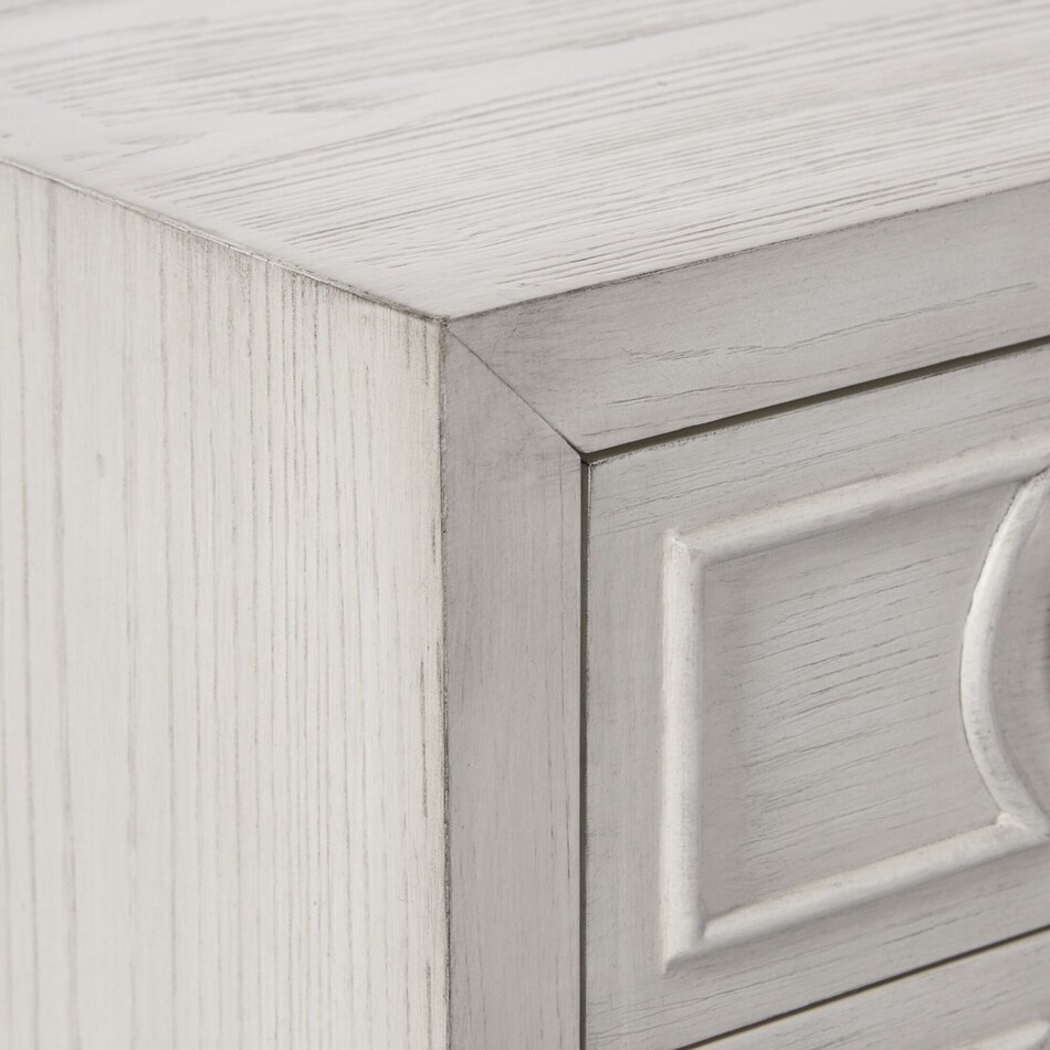 orleans white nightstand   