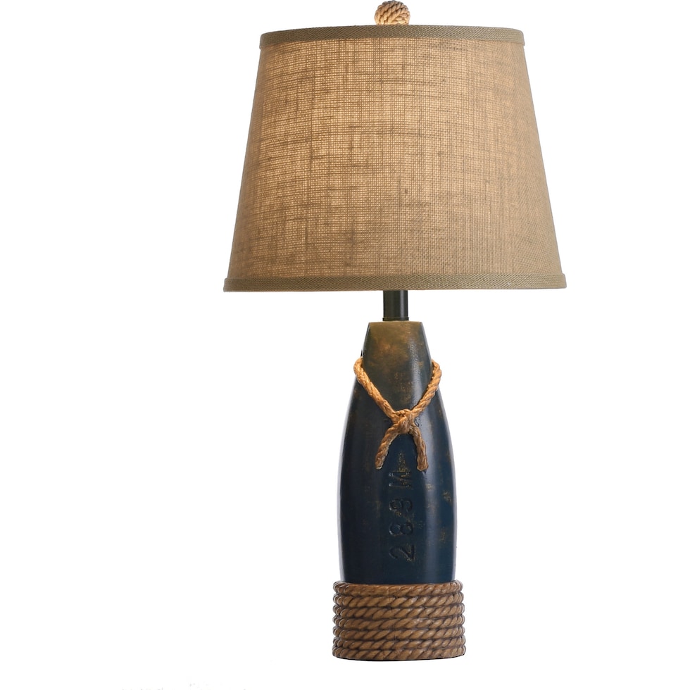 orli blue table lamp   