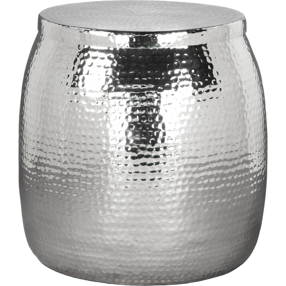 orlo silver side table   