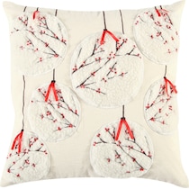 ornaments natural accent pillow   