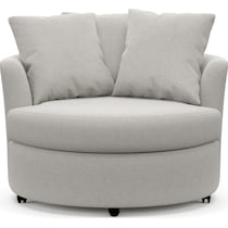 orren basker dove swivel chair   