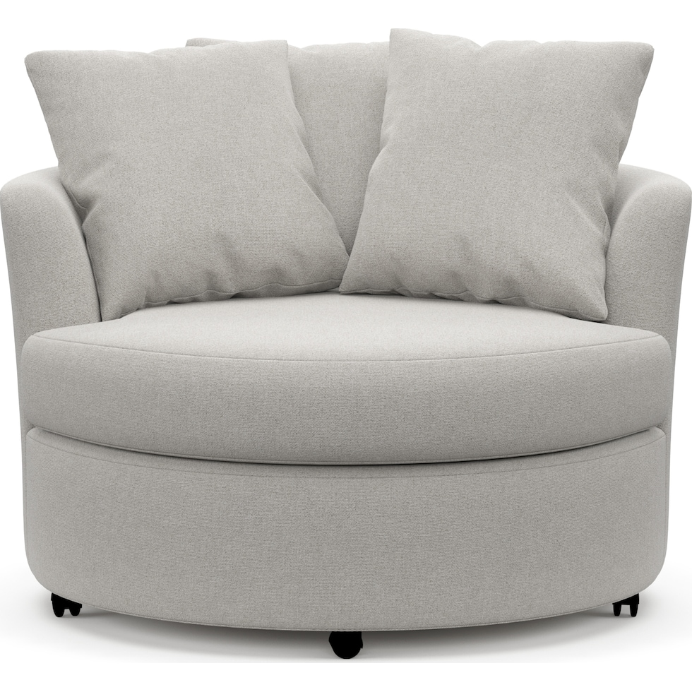 orren basker dove swivel chair   