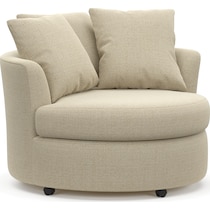 orren light brown swivel chair   