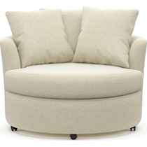orren light brown swivel chair   