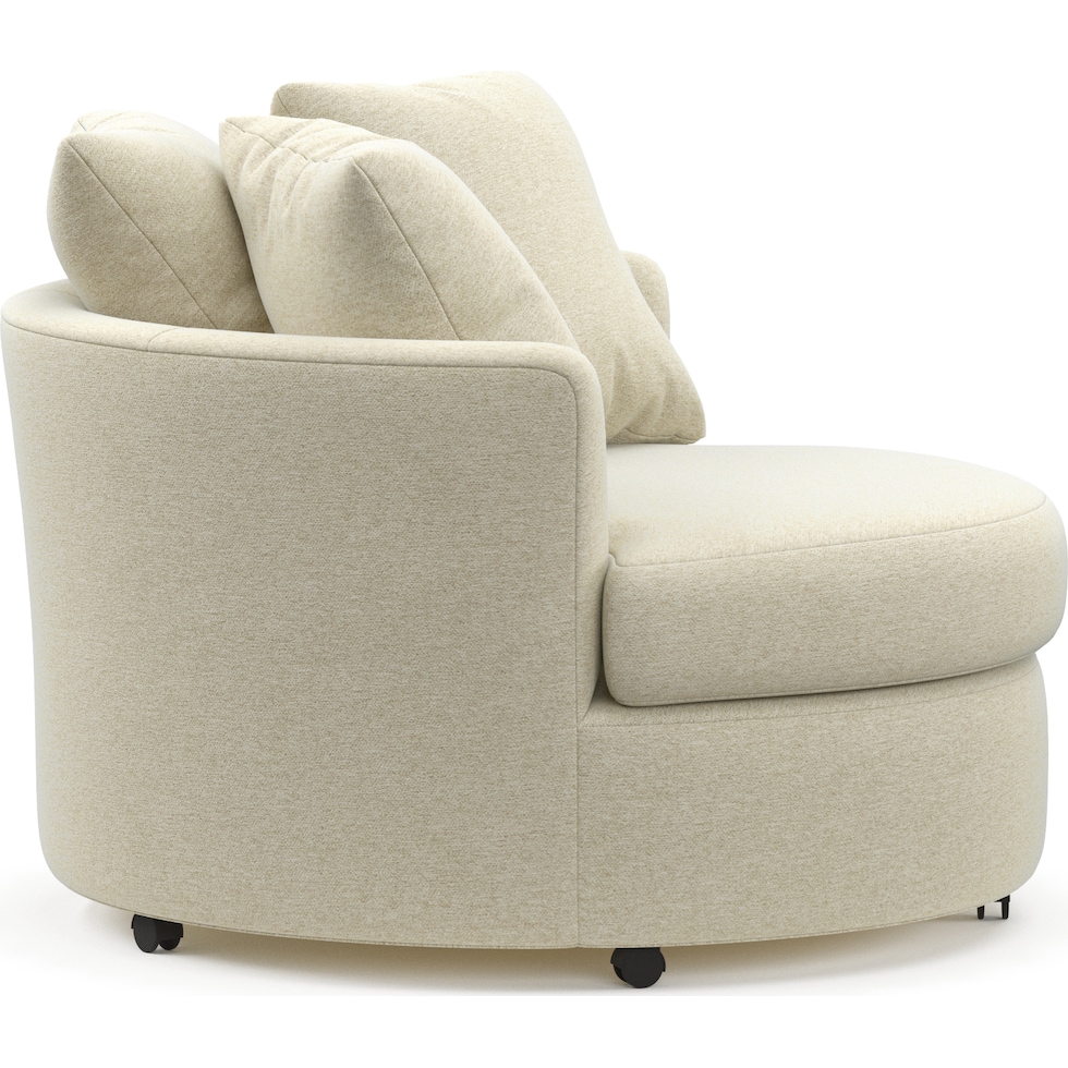 orren light brown swivel chair   