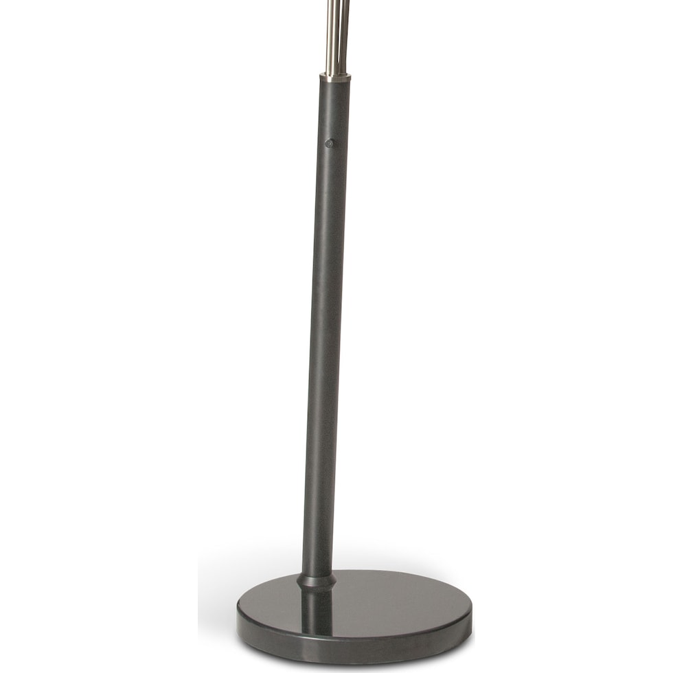 orson brushed nickel floor lamp   