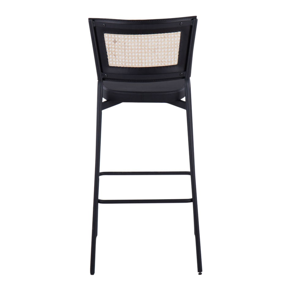 oscar black bar stool   