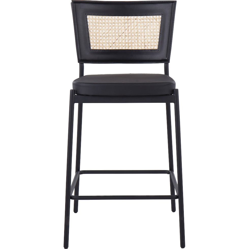 oscar black counter height stool   