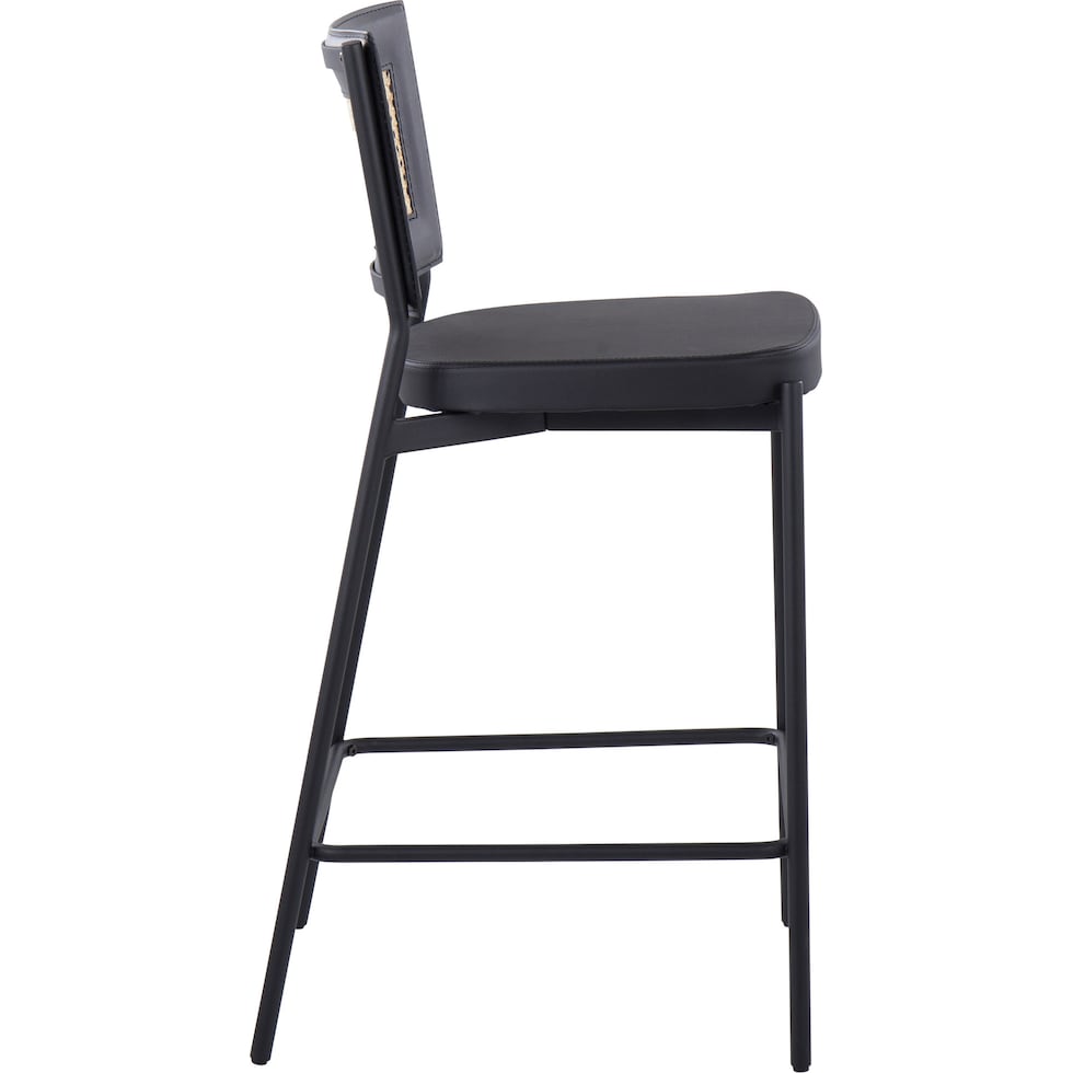 oscar black counter height stool   