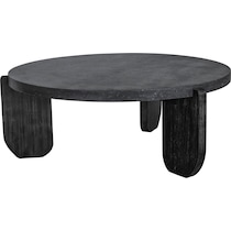 oskar black coffee table   