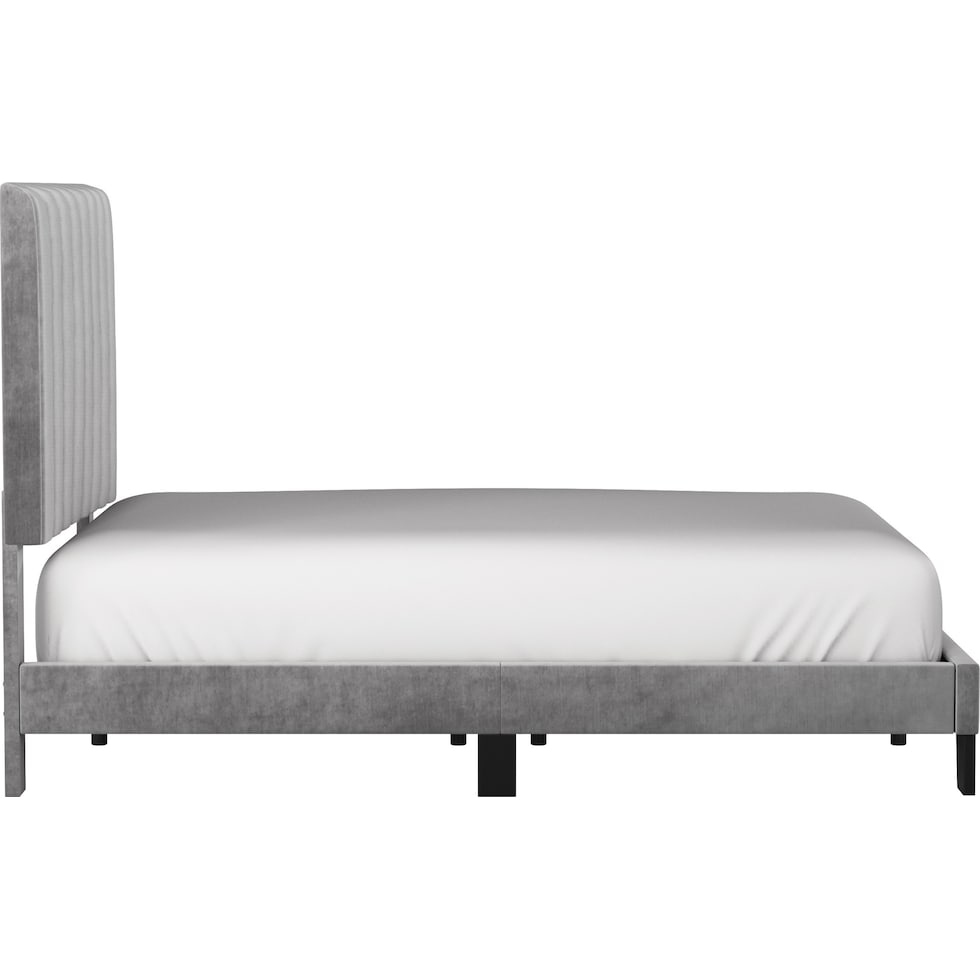 oslo gray full bed   