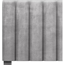 oslo gray full queen headboard   