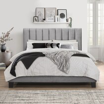 oslo gray queen bed   