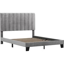 oslo gray queen bed   