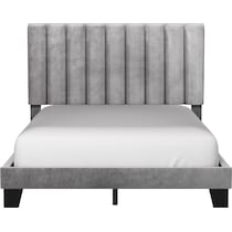 oslo gray queen bed   