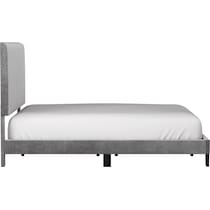 oslo gray queen bed   