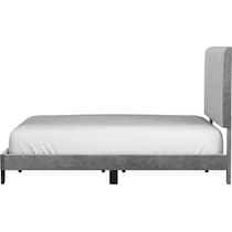 oslo gray queen bed   