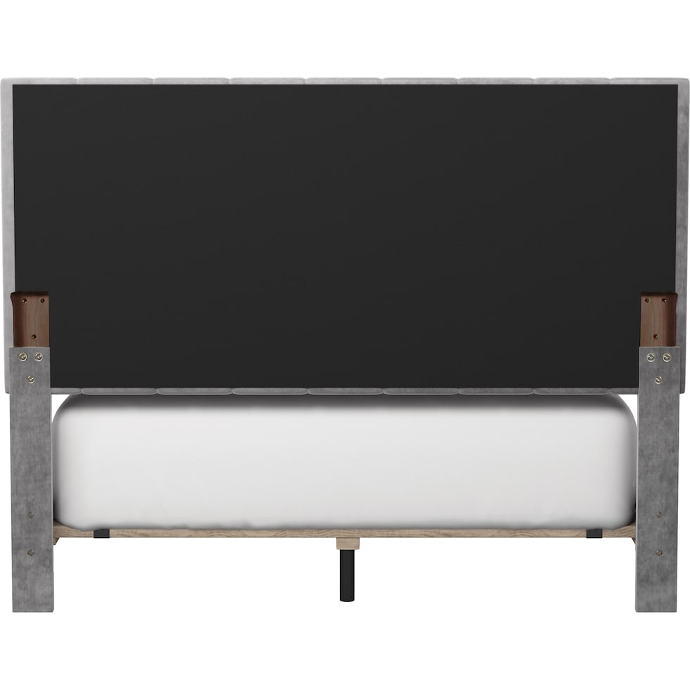 oslo gray queen bed   