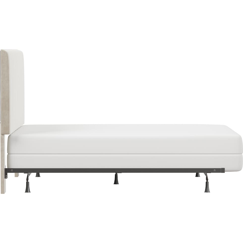 oslo white full queen headboard   