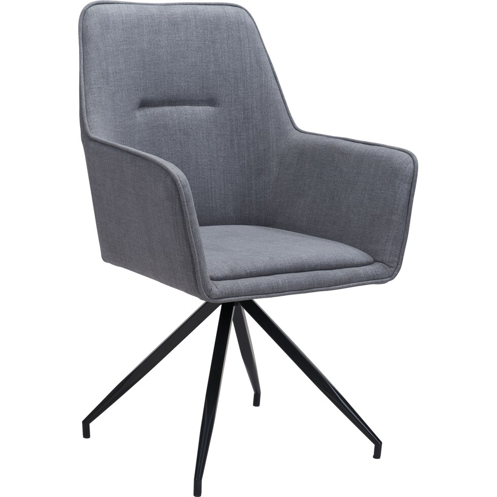 othello gray dining chair   