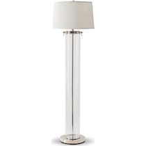 otto glass floor lamp   