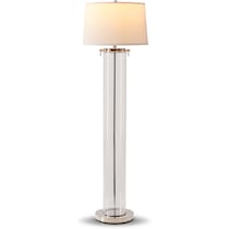 otto glass floor lamp   